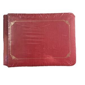 Creative Memories 5x7 Cranberry Album Gold Trim New Sealed Mini Album